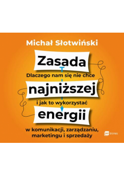 Zasada najniższej energii. Dlaczego nam się nie chce i jak to wykorzystać w komunikacji, zarządzaniu, marketingu i sprzedaży