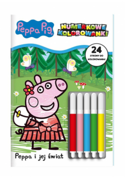 Peppa Pig Numerkowe kolorowanki cz.2 Peppa i jej..