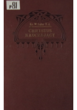 Chrystus nauczający, 1927 r.