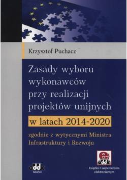 Zasady wyboru wykonawców przy realizacji projektów unijnych w latach 2014-2020