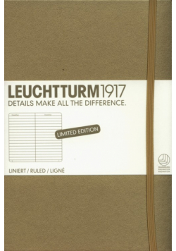 Notes Medium Leuchtturm1917 w linie złoty