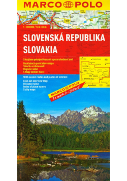 Słowacja mapa samochodowa 1:300 000 Marco Polo
