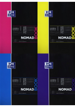 Kołonotatnik A4 Oxford w kratkę 80 kartek Nomadbook mix
