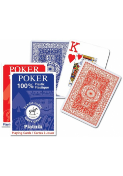 Karty do gry Piatnik Poker 1 talia duże indeksy