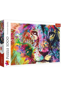 Trefl puzzle 1000 Kolorowy lew