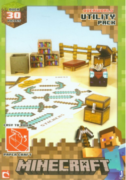 Minecraft Papercraft Użyteczne przedmioty