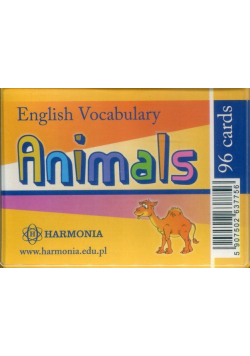 English Vocabulary Animals 96 kart