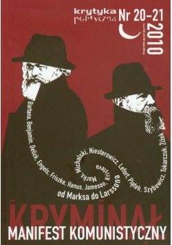 Krytyka polityczna Manifest komunistyczny