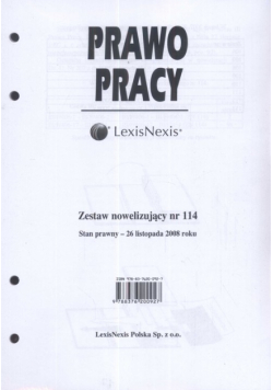 Prawo Pracy Zestaw nowelizujący nr 114