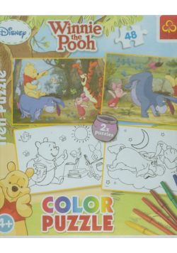 Puzzle 2x48 Color Winnie the Pooh