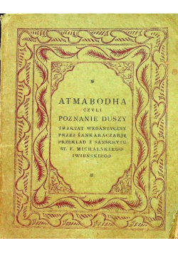 Atmabodha czyli poznanie duszy