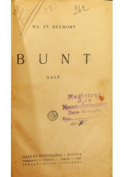 Bunt 1924 r.