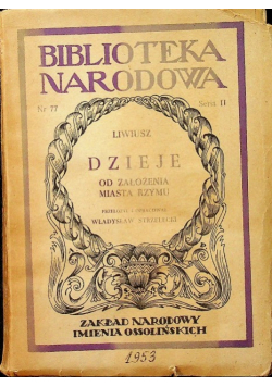 Dzieje od założenia miasta Rzymu