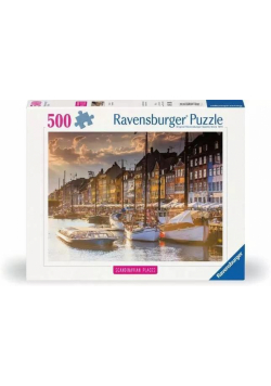 Puzzle 500 Zachód Słońca w Kopenhadze