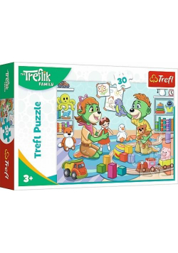 Puzzle 30 Radosna Rodzina Treflików TREFL