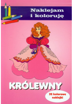 Królewny Naklejam i koloruję