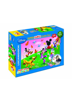 Puzzle dwustronne Myszka Miki 108 + mazaki