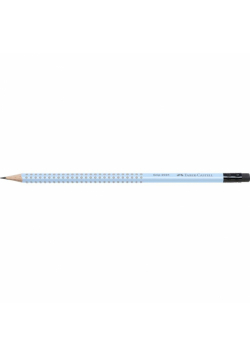 Ołówek Grip 2001 B z gumką błękitny (12szt)