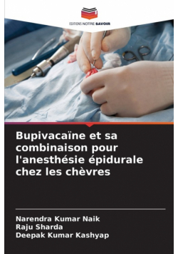 Bupivacaïne et sa combinaison pour l'anesthésie épidurale chez les chèvres