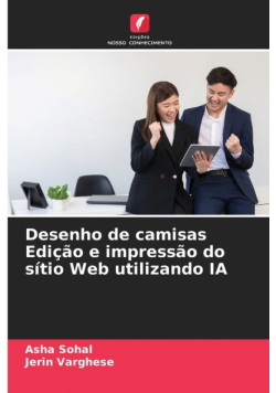 Desenho de camisas Edição e impressão do sítio Web utilizando IA