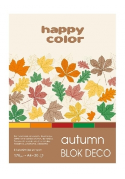 Blok A5/20K Deco Autumn 170g HAPPY COLOR