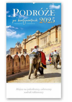 Kalendarz 2025 Reklamowy Podróże po kontynentach