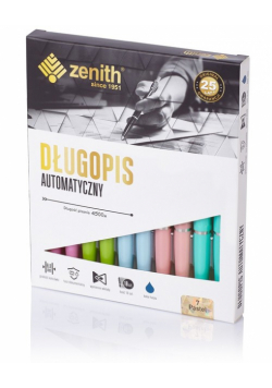 Długopis automatyczny Zenith 7 pastel 10 sztuk mix