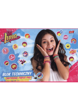 Blok techniczny A4 Soy Luna 10 kartek 10 sztuk