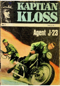 Kapitan Kloss Nr 1 / 83 Agent J - 23