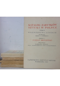 Katalog zabytków sztuki w Polsce, tom II, nr. 1-11