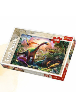 Puzzle 100 Świat dinozaurów