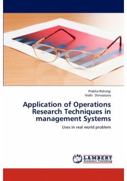 Application of Operations Research Techniques in Management Systems
