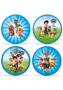 Piłka gumowa Paw Patrol 230mm, różne rodzaje