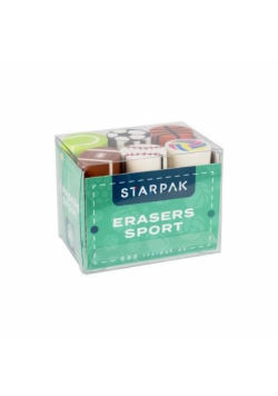 Gumki do mazania Sport 6 szt.