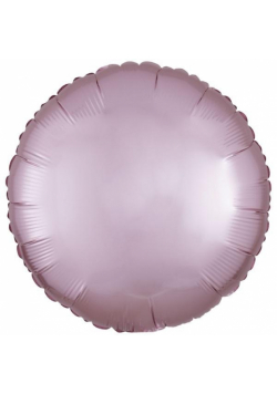 Balon foliowy Lustre Pastel różowy okrągły 43cm