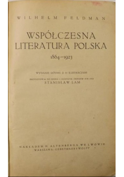 Polska współczesna 1923 r.