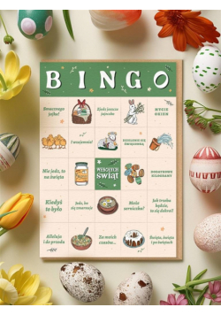 Karnet Wielkanoc - Bingo wielkanocne