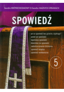 Bardzo krótkie rozmowy o bardzo ważnych sprawach 5 Spowiedź + DVD