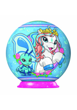 Puzzle 3D Filly Motylek 54 niebieski