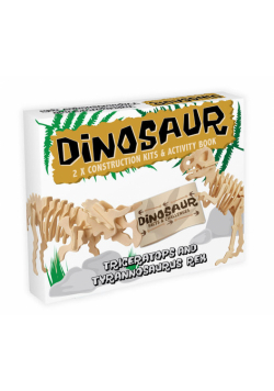 Model Triceratops and Tyrannosaurus Rex