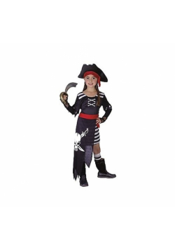 Strój Piratka z czaszką rozmiar 110-120cm