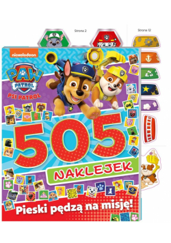 Psi Patrol. 505 naklejek. Pieski pędzą na misję
