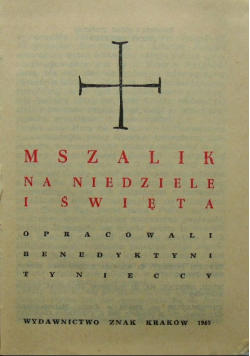Mszalik na niedzielę i święta