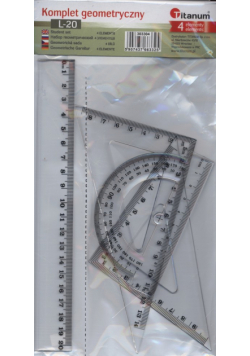 Komplet geometryczny 4 elementy L-20