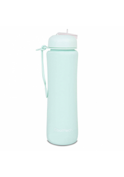 Bidon silikonowy 600ml Collpack Pump pudrowy miętowy