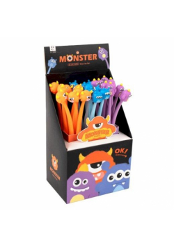 Długopis żelowy Silky Monsters (24szt)