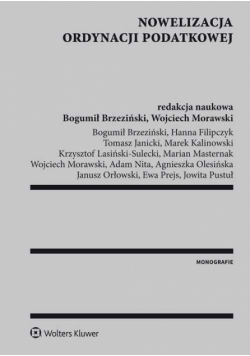 Nowelizacja ordynacji podatkowej