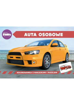 Auta osobowe Kolorowanka z naklejkami