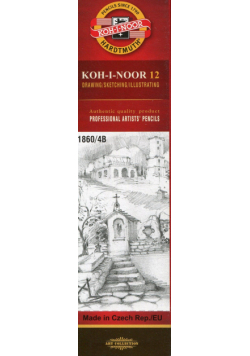 Ołówek grafitowy 12 sztuk 1860/4B