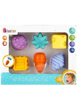 Zabawka sensoryczna 8szt BAM BAM